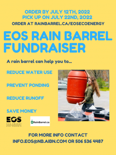 EOS Eco-Energy Rain Barrel Fundraiser